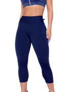 Calça Corsário Básica Feminina – Cintura Alta, Fitness e Conforto