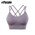 Top Esportivo Feminino Strappy – Fitness, Yoga, Corrida, Estilo Cruzado e Respirável